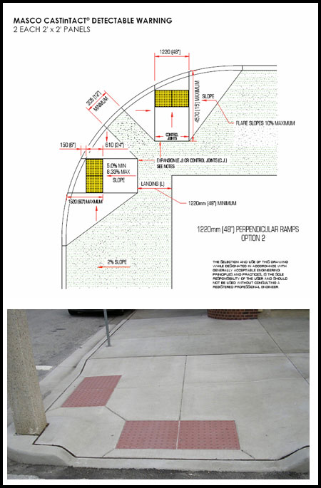 Perpendicular Ramps - Option 2